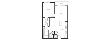Floor Plan at Morningside Atlanta by Windsor, Georgia, 30324