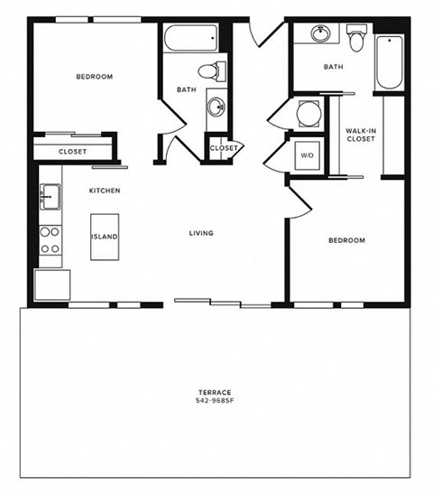Floor Plan at Morningside Atlanta by Windsor, Georgia, 30324