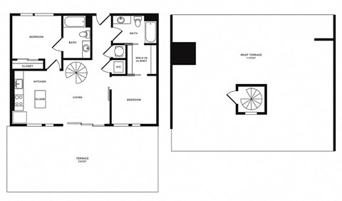 Floor Plan at Morningside Atlanta by Windsor, Georgia, 30324