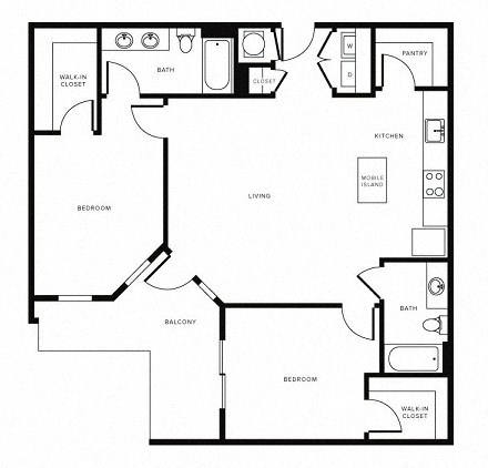 Floor Plan at Morningside Atlanta by Windsor, Georgia, 30324
