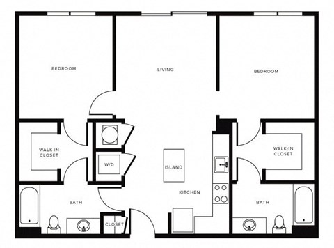 Floor Plan at Morningside Atlanta by Windsor, Georgia, 30324