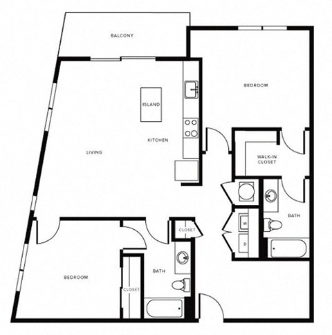 Floor Plan at Morningside Atlanta by Windsor, Georgia, 30324