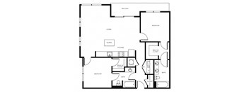 Floor Plan at Morningside Atlanta by Windsor, Georgia, 30324