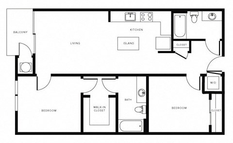 Floor Plan at Morningside Atlanta by Windsor, Georgia, 30324