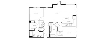 Floor Plan at Morningside Atlanta by Windsor, Georgia, 30324
