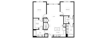 Floor Plan at Morningside Atlanta by Windsor, Georgia, 30324