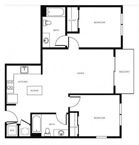 Floor Plan at Morningside Atlanta by Windsor, Georgia, 30324