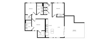 Floor Plan at Morningside Atlanta by Windsor, Georgia, 30324