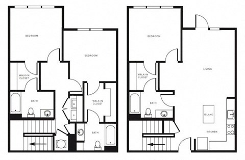 Floor Plan at Morningside Atlanta by Windsor, Georgia, 30324