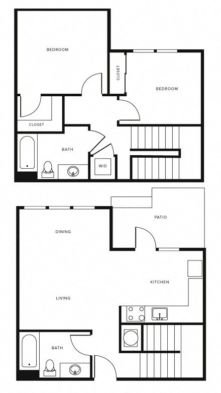 Floor Plan at Morningside Atlanta by Windsor, Georgia, 30324