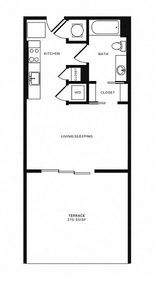 Floor Plan at Morningside Atlanta by Windsor, Atlanta, 30324