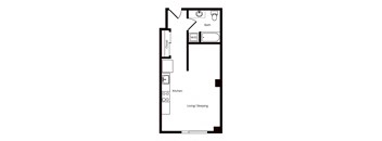 S03 Floorplan at Windsor Buckman, Portland, Oregon