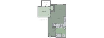 Floor Plan at Olympic by Windsor