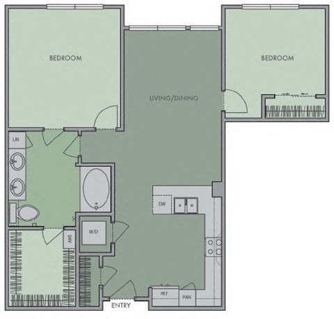 Floor Plan at Olympic by Windsor