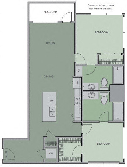 Floor Plan at Olympic by Windsor