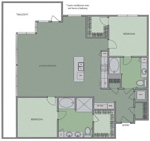 Floor Plan at Olympic by Windsor