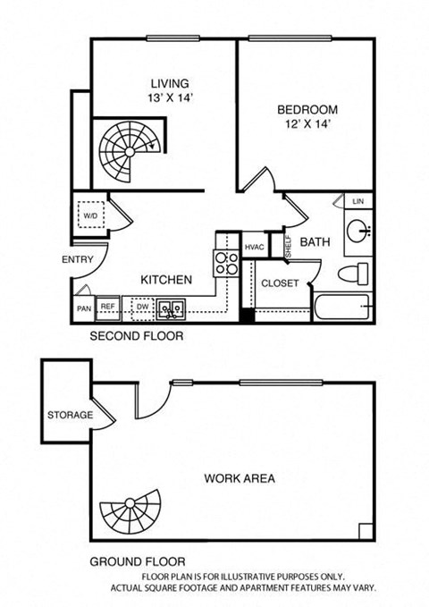 a floor plan of a house with bedrooms and a bathroom