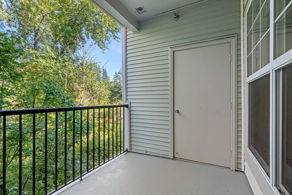 Private balconies and patios at The Estates at Cougar Mountain, 2128 Shy Bear Way NW, Issaquah, WA