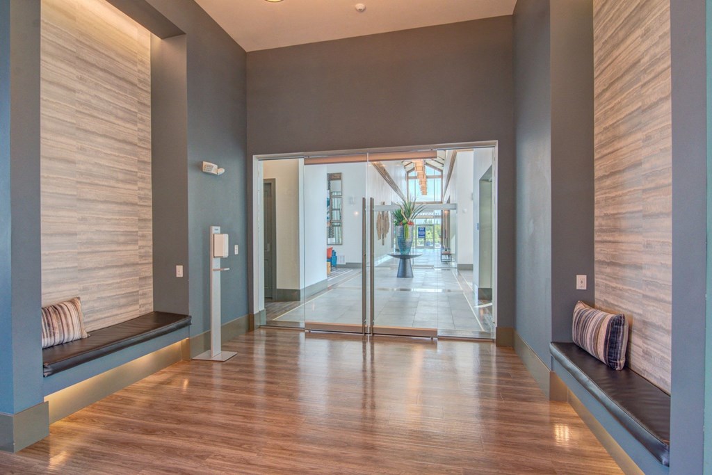 The Community's Lobby at Windsor Lakeyard District in the Colony