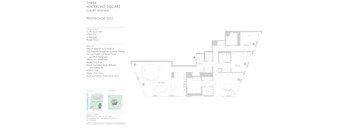 a floor plan of a house with a staircase