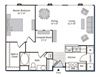 Floorplan at Pavona Apartments, 760 N. 7th Street, San Jose, CA, 95112