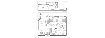 Floorplan at Pavona Apartments, 760 N. 7th Street, San Jose, CA, 95112