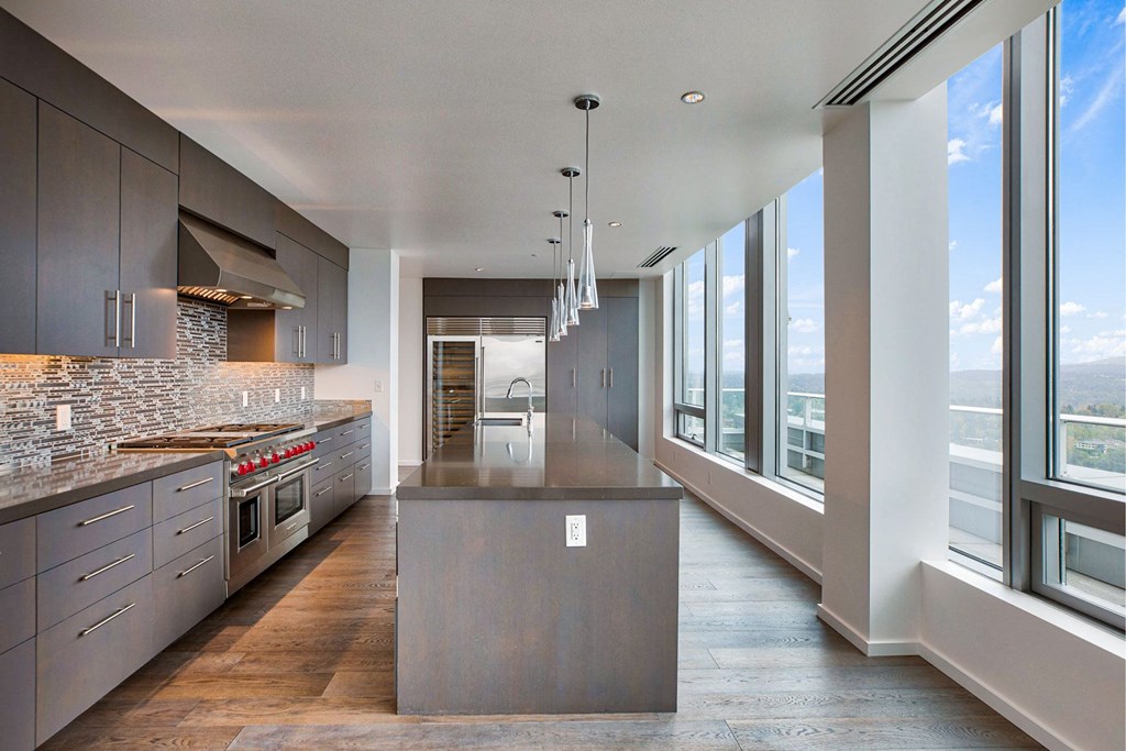 Penthouse kitchen Penthouse kitchen at The Bravern, WA, 98004