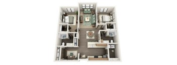 Floor plan at Platform 14, Hillsboro, Oregon