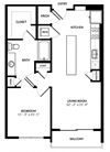 A1 floor plan A1 floor plan at Windsor Preston, 7950 Preston Road, 75024