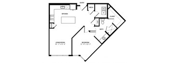 A12 floor plan at Windsor Preston, Plano, Texas