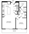 A13 Floor Plan A13 Floor Plan at Windsor Preston, 7950 Preston Road, Plano