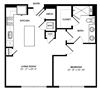 A6 floor plan A6 floor plan at Windsor Preston, Plano, Texas