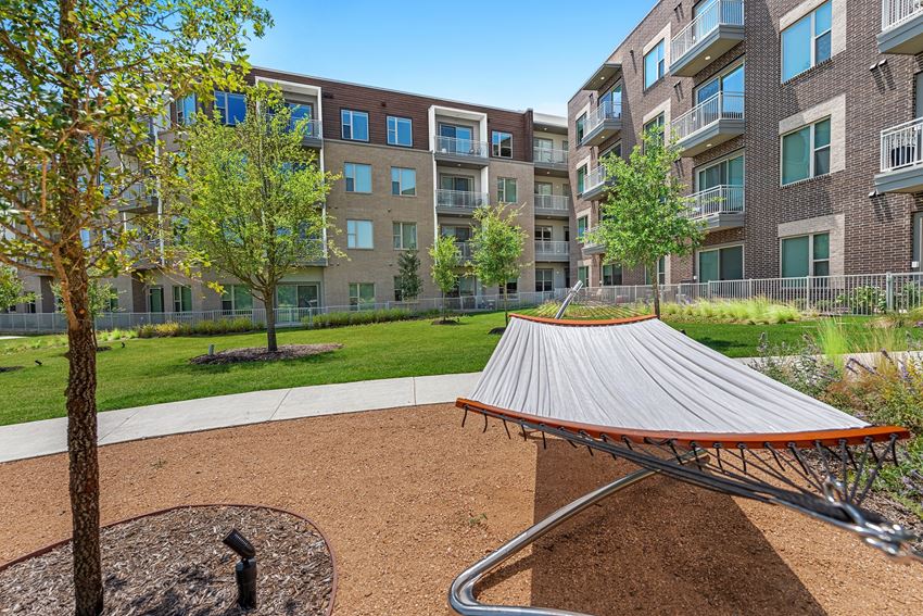 Outdoor hammock Outdoor hammock at Windsor Preston, Plano, Texas