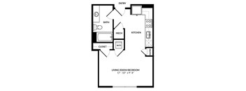 S1 floor plan at Windsor Preston, Plano, Texas