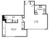 A7_Dimensions_V3 floor plan A7_Dimensions_V3 floor plan at Renaissance Tower, Los Angeles, California