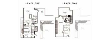 D5_Dimension_V3 floor plan at Renaissance Tower, Los Angeles, CA