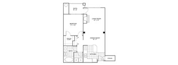 Floorplan at Reflections by Windsor