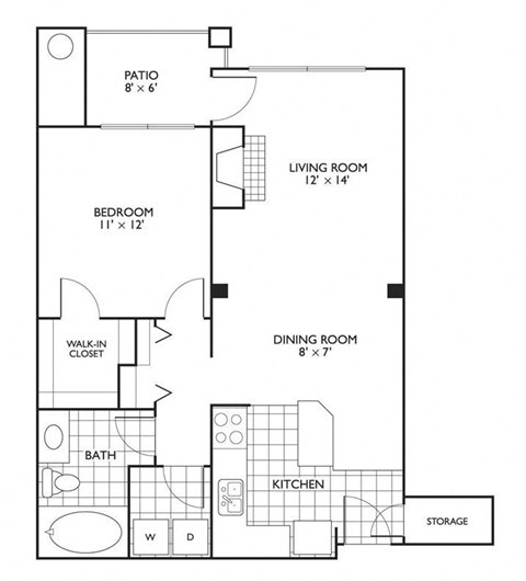 Floorplan at Reflections by Windsor