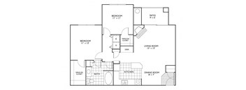 Floorplan at Reflections by Windsor