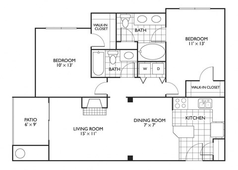 Floorplan at Reflections by Windsor