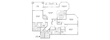 Floorplan at Reflections by Windsor