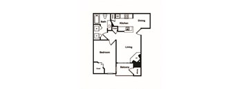 A1 Web Floor Plan at Windsor on White Rock Lake, Dallas, TX