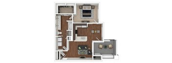 A2 3D Floor Plan, Retreat at the Flatirons, Broomfield, CO 80020