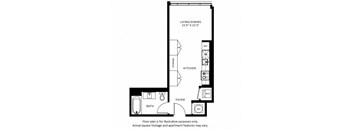 S1 Floor Plan at 7770 Norfolk, Maryland, 20814