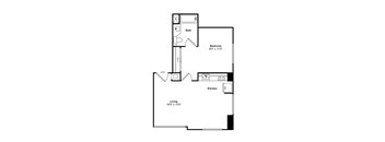 A13 2d Floor Plan, Sea Castle by Windsor, Santa Monica, CA 90401