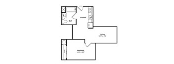 A5 2d Floor Plan, Sea Castle by Windsor, Santa Monica, CA 90401