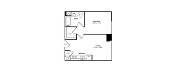 A8 2d Floor Plan, Sea Castle by Windsor, Santa Monica, CA 90401