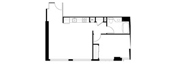 A18 2d Floor Plan, Sea Castle by Windsor, Santa Monica, CA 90401