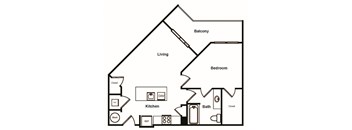 A3 Floor Plan at Stadium Walk By Windsor, Atlanta, 30339