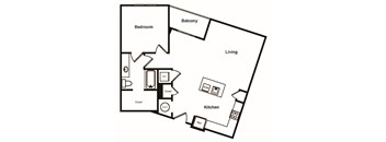 A4 Floor Plan at Stadium Walk By Windsor, Atlanta, Georgia